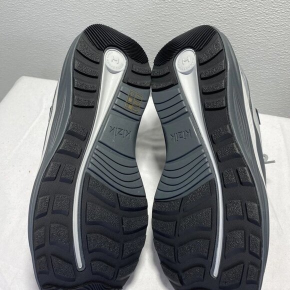 NEW KIZIK London Low Top Sneakers Grey Mesh Men’s Size 9 Hands-Free Comfort – - Picture 2 of 6